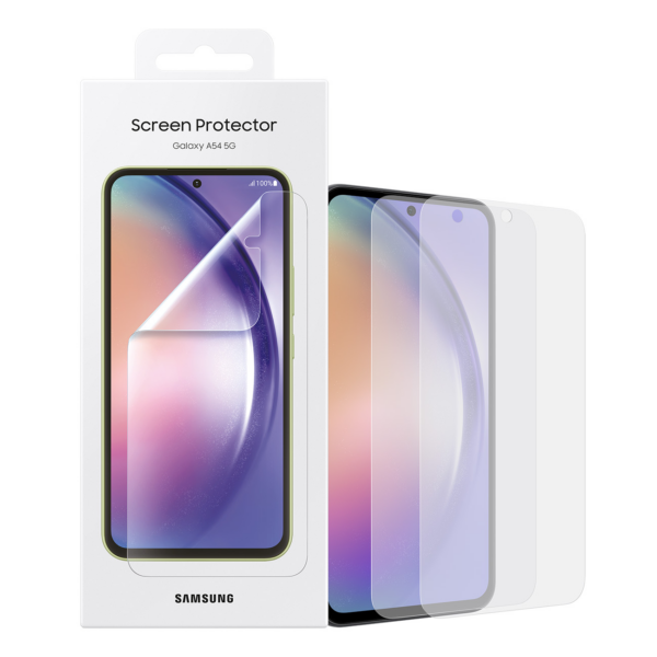 Samsung original zaščitna folija EF-UA546CTE za Samsung Galaxy A54 - cel ekran (2 kos) - Image 4