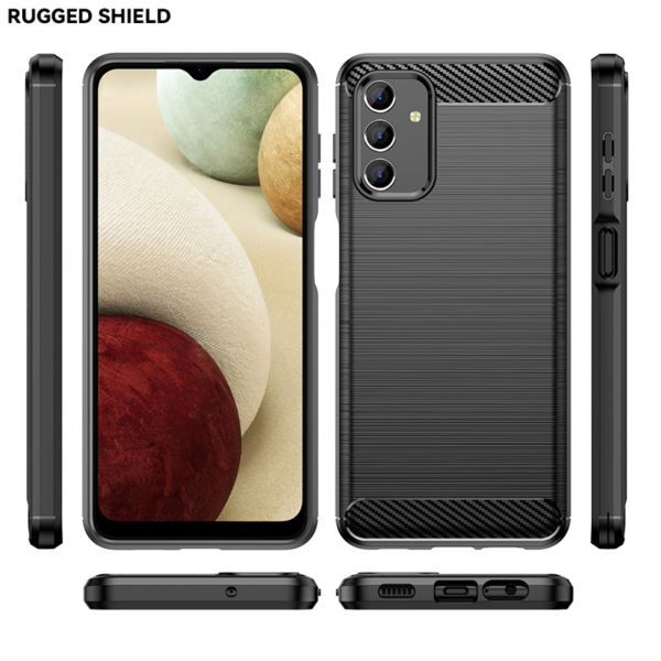 Silikonski ovitek za Samsung Galaxy A04s / A13 5G A136 - mat carbon črn