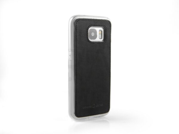 Surazo Onasi silikonski ovitek iPhone 8 - usnjen - črn - Image 4